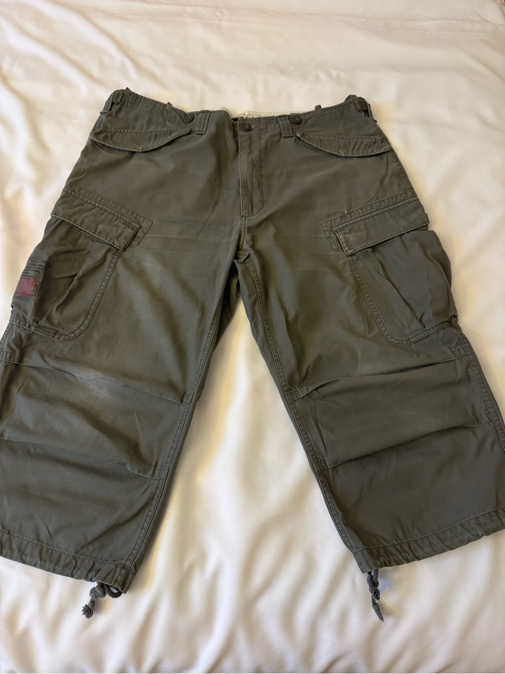 Surplus Tex Military Surplus Cargo Pants Olive Drab Green XL Multiple Pockets